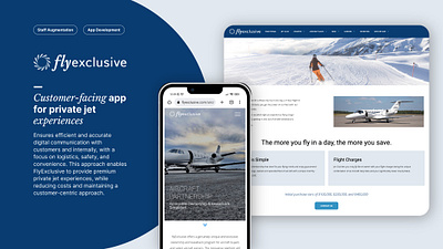 flyExlusive app development staff augmentation