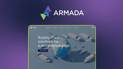 New Website Armada design development uxui website