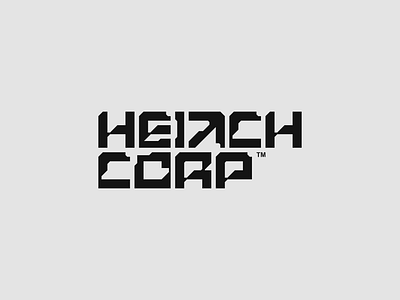 Heitch Corp Wordmark brand identity branding design graphic design letters logo logo design wordmark