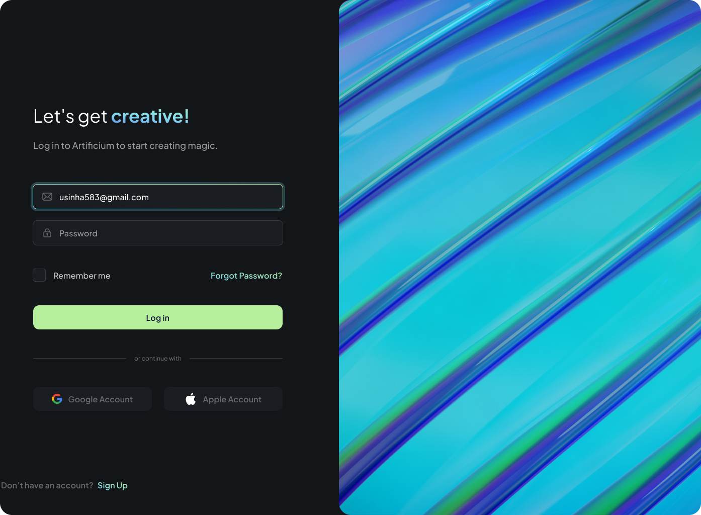 Example of Minimal Website Design