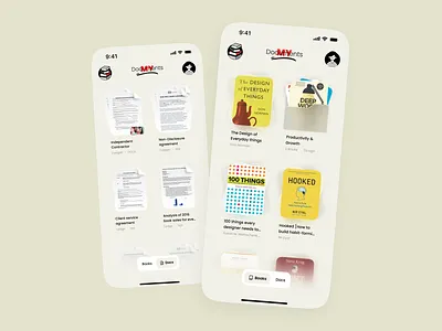 My Documents App app cloud concept document drive illustration ios ui ux