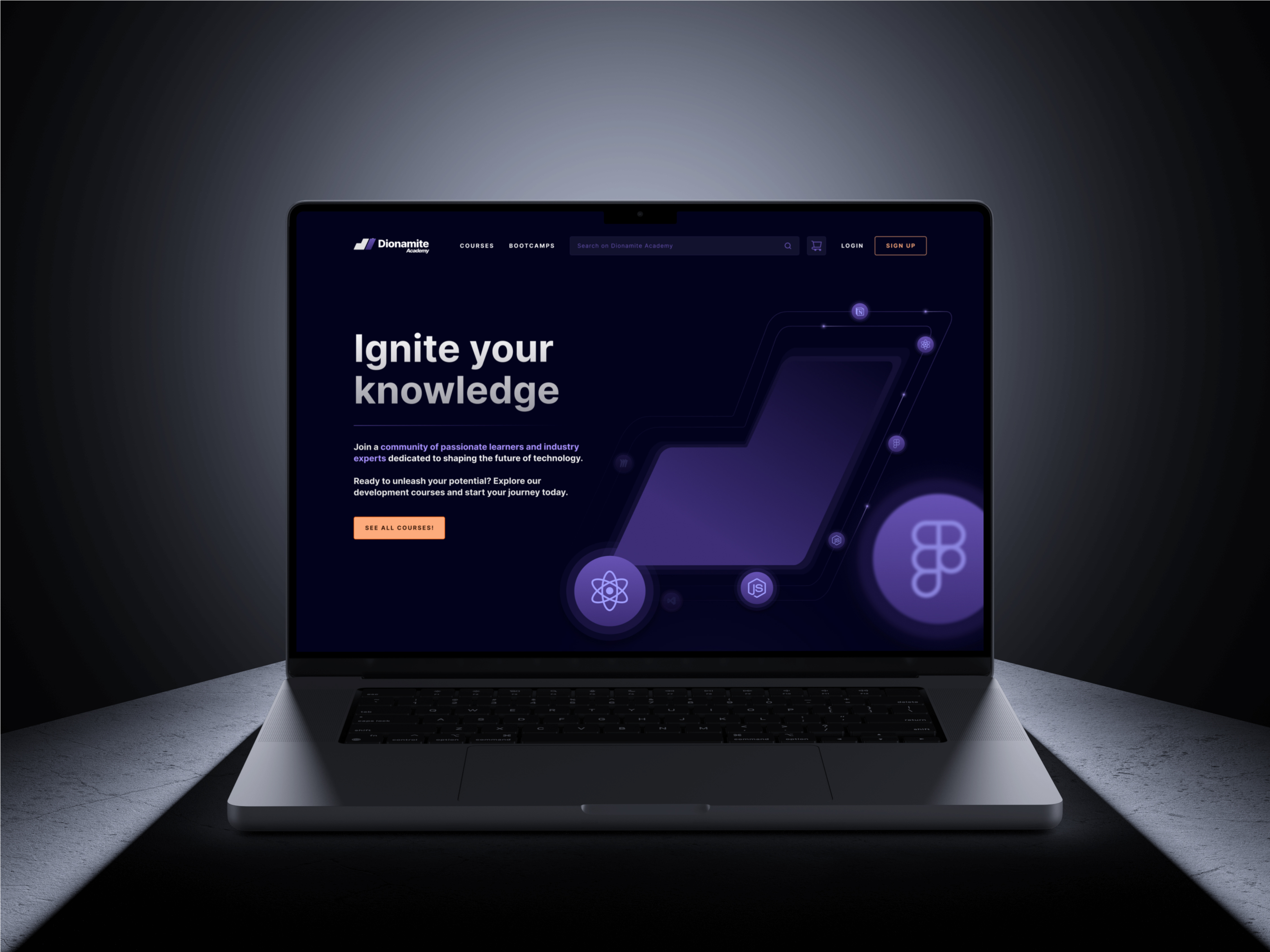 Example of Landing Page Design