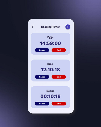 Timer app concept dailyui dailyuichallenge design ui ux