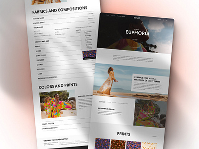 Fabric & Weaving Industry Website clothes fabric textile ui weaving web design webdesign website