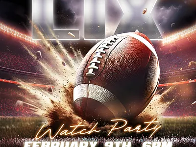 Football Flyer Template rugby
