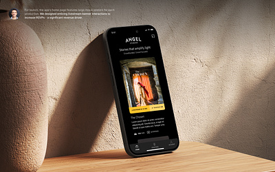 Angel Studios - mobile app app design mobile app design product design responsive design ui ux