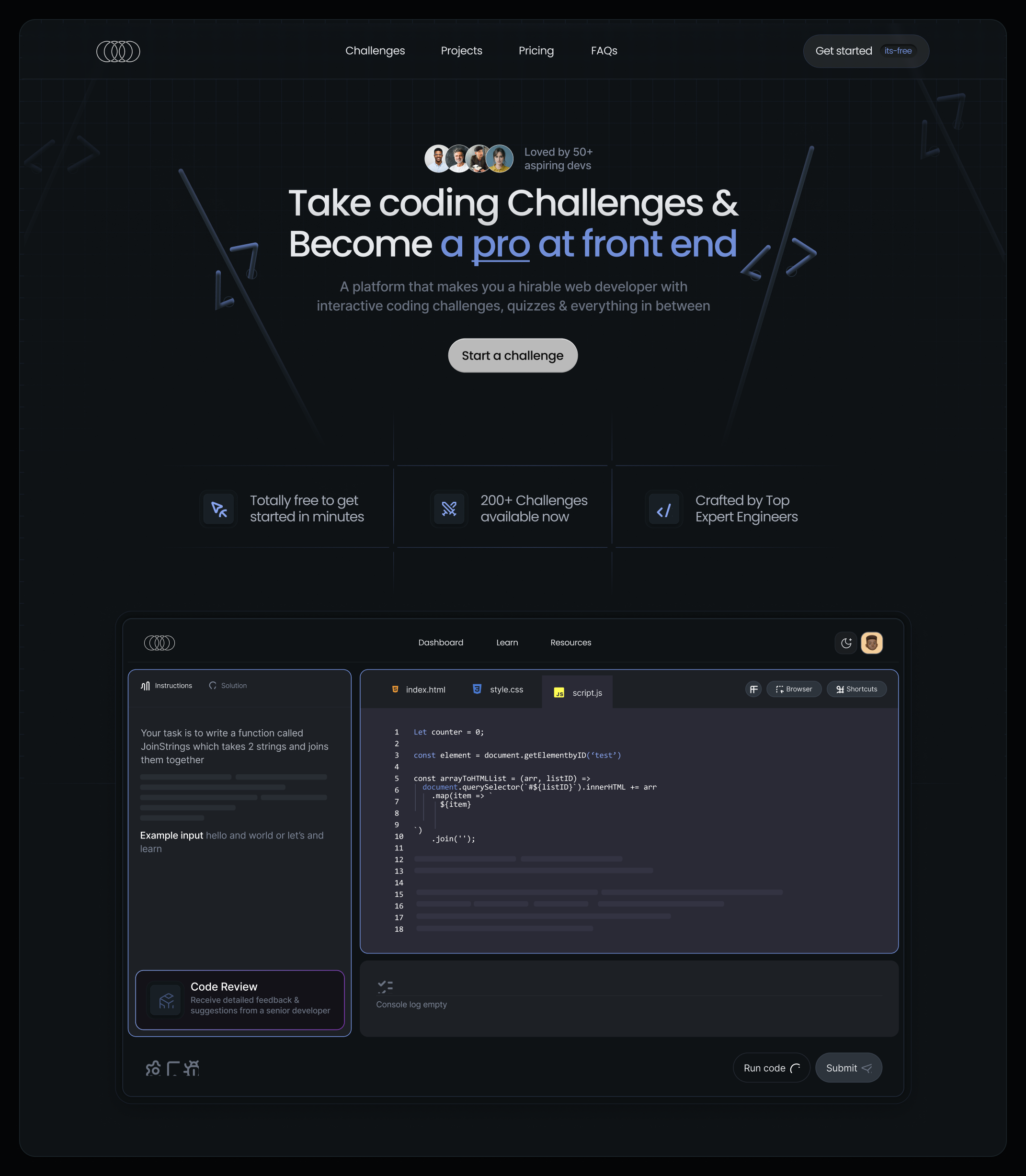 Example of Full On Website Design