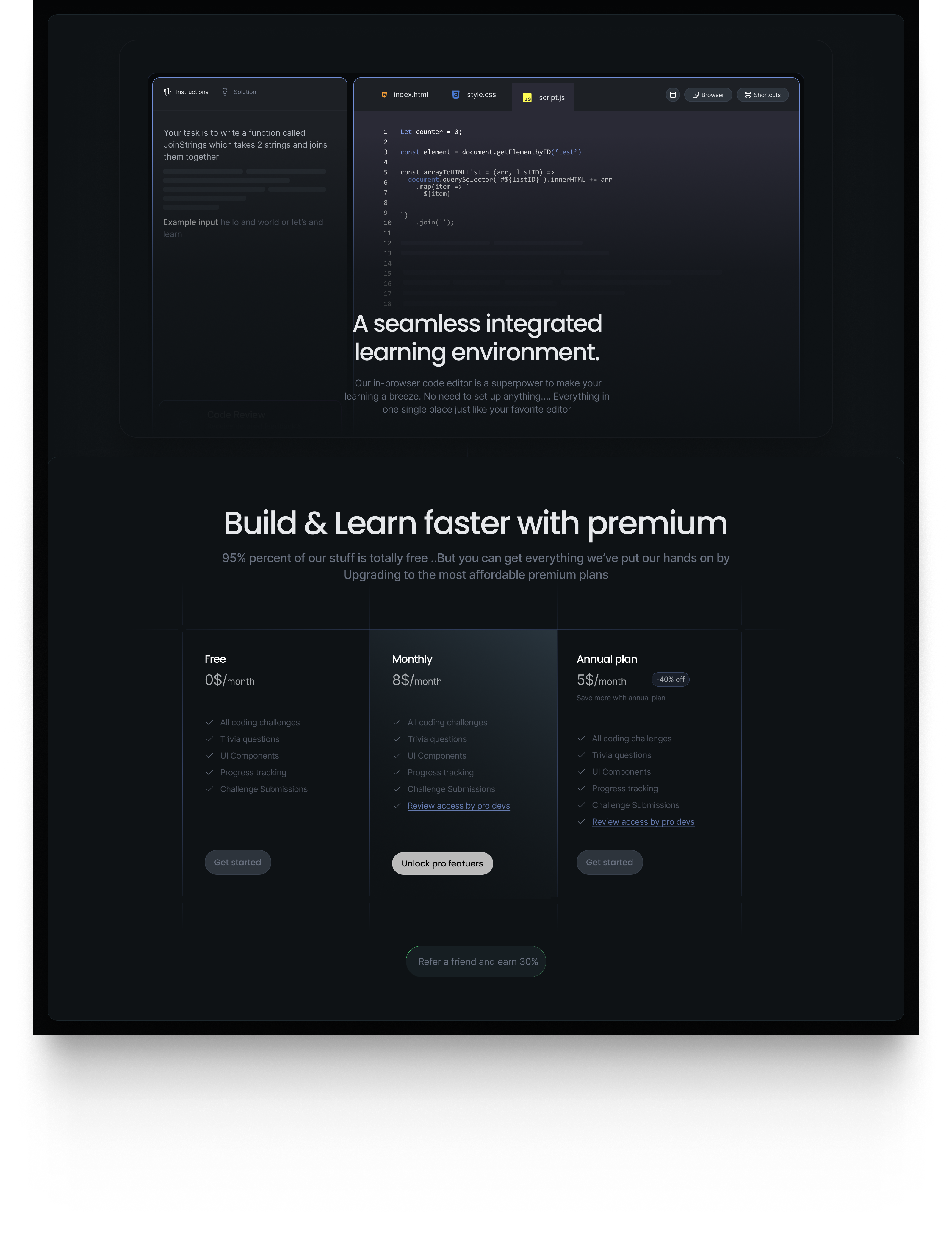 Example of Full On Website Design
