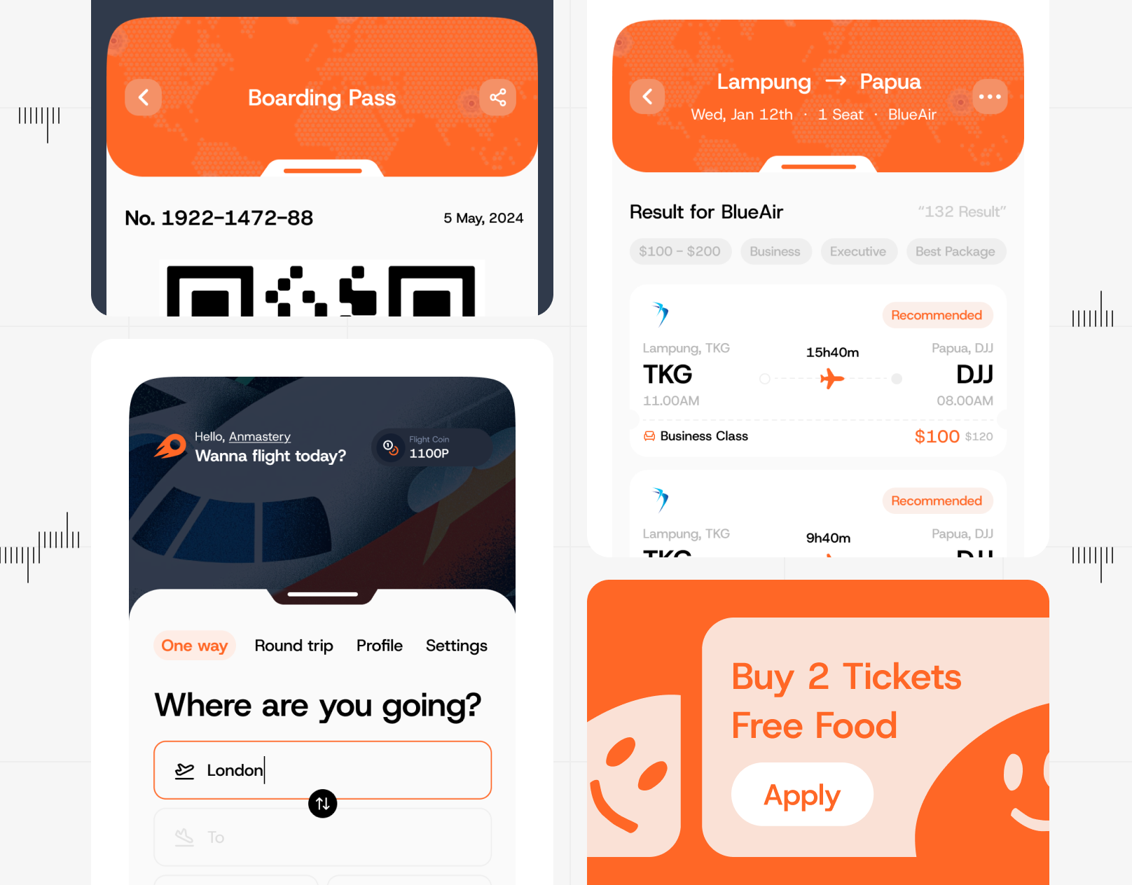 ✈️ Mabor - Flight Today app booking branding design exploration mabur mobile plane point ticket typography ui ux