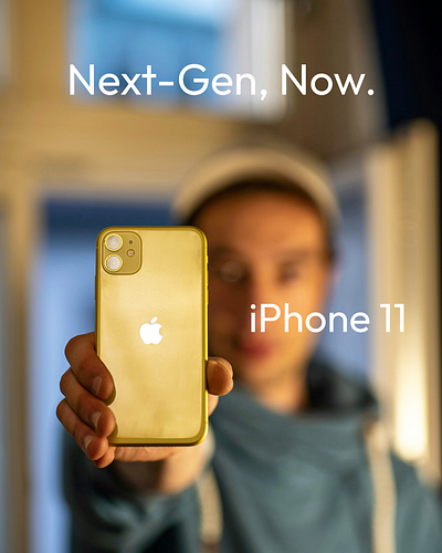 Iphone 11 - New generation, Campaign social