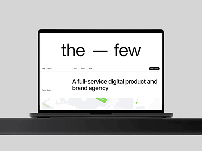 The-Few 2.0 animation branding design logo motion graphics service u ui ux web