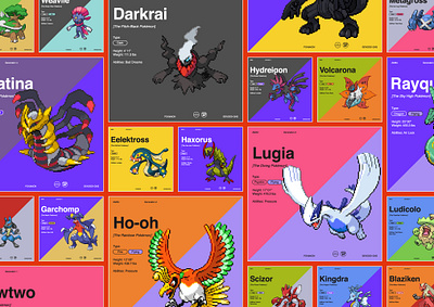 Pokémon Prints charizard darkrai design graphic design ho oh hoenn illustration johto kanto lugia pkmn pokemon pokemonart pokémon poster prints rayquaza sinnoh typography unova