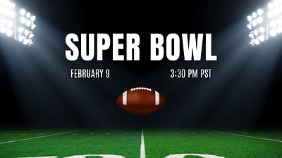 Super Bowl LIX Animated Template Finch animated canva design finch graphic design motion graphics presentation sports super bowl