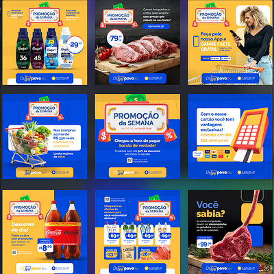 Social Media | Supermarket art branding digital art graphic design market social social media