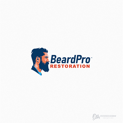 Beardpro restoration logo branding design graphic design identity illustration logo mark restoration ui vector