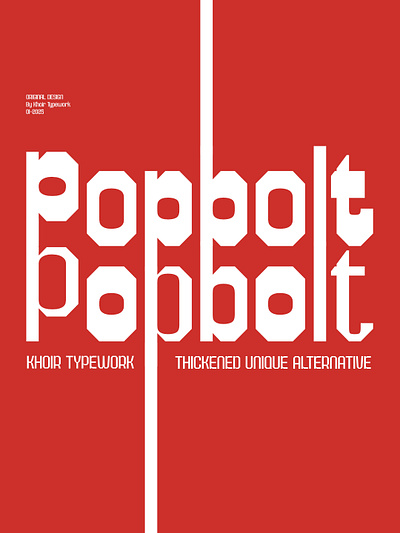 Popbolt Display Font bold bolt branding decorative font display font font fun headline hipster logo font logotype modern font new font pop streetwear type type design typeface typography unique font