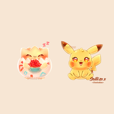 Pokemon Fanart by sailizv.v adorable adorable lovely artwork concept creative cute art design digitalart illustration