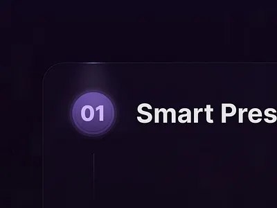 Sometimes, it's about the details... dark dark theme number purple top section ui