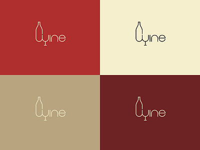 WINE Concept Logo Design branding graphic design logo