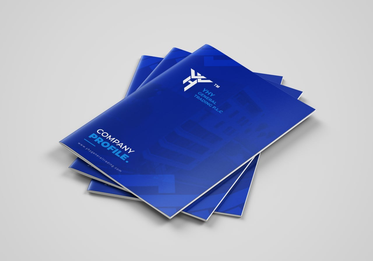 Example of Company Profile Cover And Layout Design