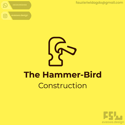 Hammer Logo branding graphic design logo wrench