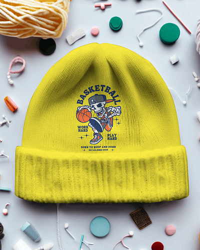 Free Beanie Mockup – Bring Your Designs to Life accessories beanie mockup