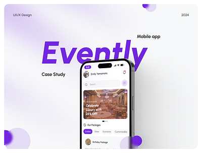 Evently Mobile App | UI/UX Design Case Study case syudt figma ui ui design ux ux design