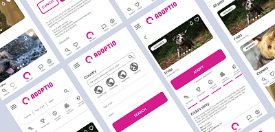 Adoptio App UX Design adopting adoption app branding user experience ux design