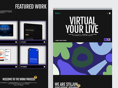 Stiljun Creative landing page branding design landing page ui ux website