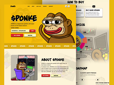 Meme coin landing page & website design landing page meme meme coin meme coin landing page meme coin web design meme landing page meme web site meme website meme website design web design website website design