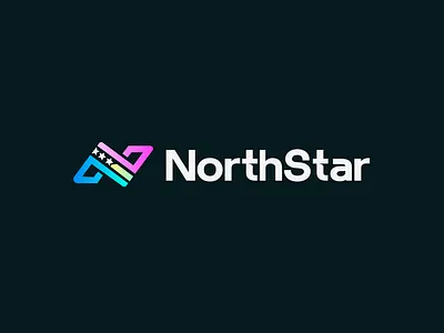 NorthStar - Logo design brand brand identity branding design identity letter logo letter logo design logo logo and branding logo design logo designer logotype modern logo design n letter logo star logo