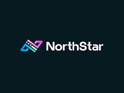 NorthStar - Logo design brand brand identity branding design identity letter logo letter logo design logo logo and branding logo design logo designer logotype modern logo design n letter logo star logo