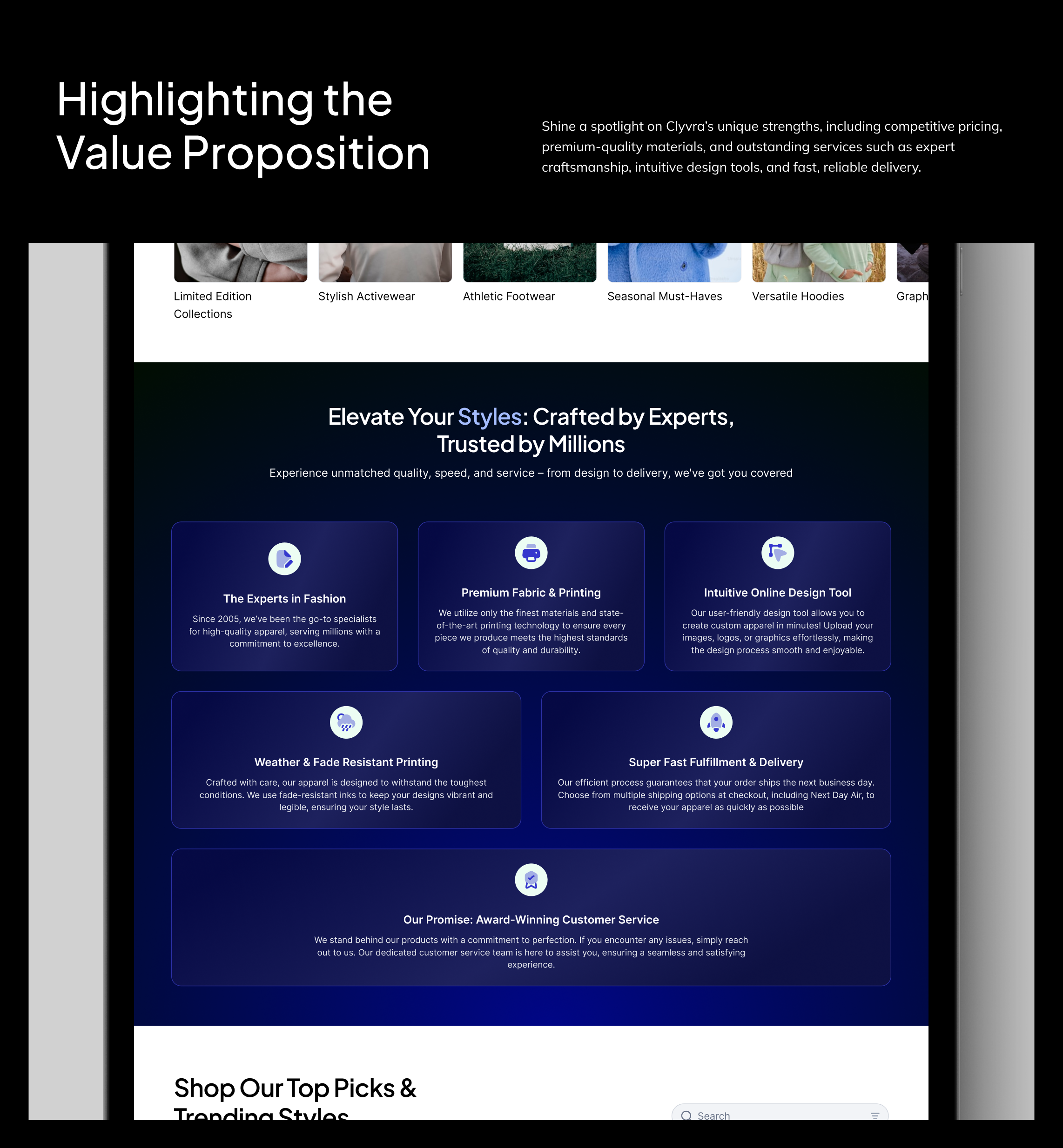 Example of Landing Page Design
