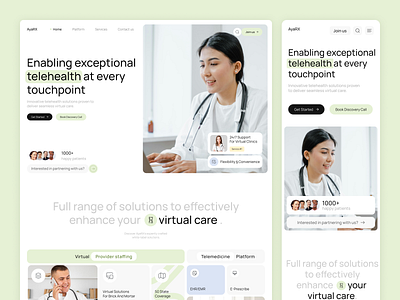 Healthcare Website Design clinic website consulting doctor healthcare startup healthcare website hospital landing page medial website medical website medicaments medicine online doctor appointment patient telehealth telemedicine telemedicine website treatment ui ux web design website design