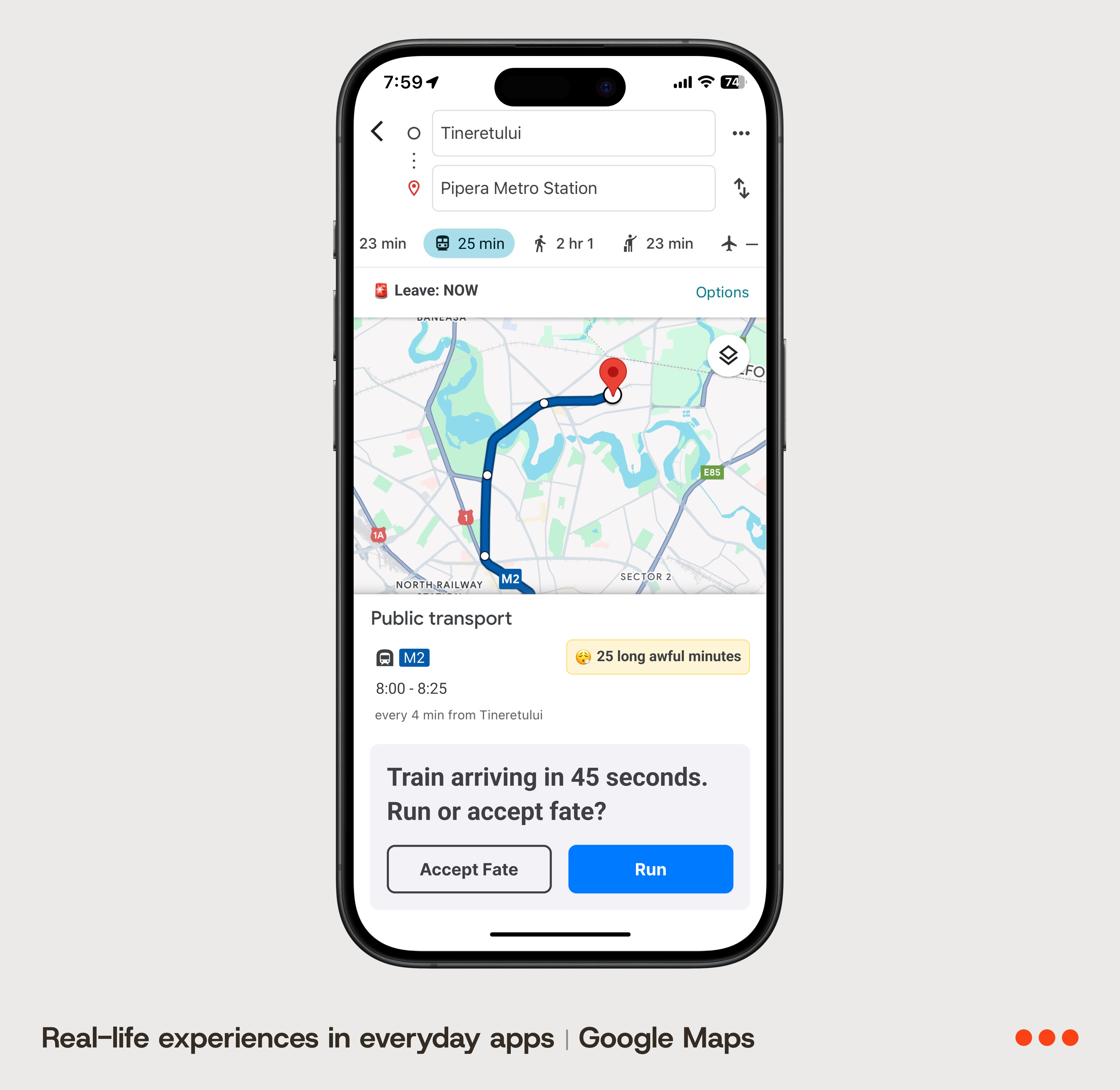If Google Maps told the truth google maps ui ux uxui