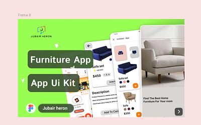 furniture app app design card graphic design logo ui ui ux wesite design