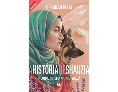 Shauzia's Journey X Débora Islas adventure book cover painterly pets travel war women