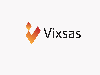 Vixasas logo design app icon branding creative logo gradient logo letter v logo brand logo design logo mark mark technology v logo visual identity