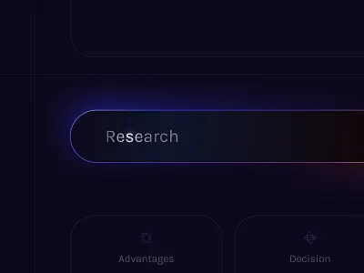Search 3d clean glow modern search search bar ui design ux design web design