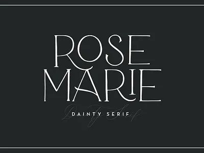 Rosemarie Dainty Serif behancegraphic dainty elegant elegant font elegant serif elegant serif font light romantic romantic font romantic wedding rosemarie dainty serif serif serif display serif typeface thin thin font wedding wedding font wedding invitation wedding invite