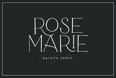 Rosemarie Dainty Serif behancegraphic dainty elegant elegant font elegant serif elegant serif font light romantic romantic font romantic wedding rosemarie dainty serif serif serif display serif typeface thin thin font wedding wedding font wedding invitation wedding invite