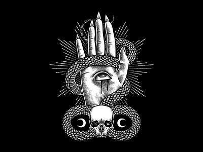 HAND OF GOD apparel art artwork clothing darkart digitalart dotwork drawing illustration pointillism stippling teesdesign