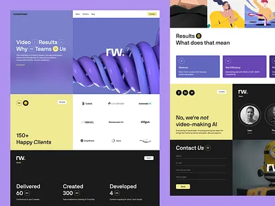 rocketwheel app dashboard figma framer illustration interface material mobile mockup parallax promo saas typography ui ux web web design webflow website wireframe