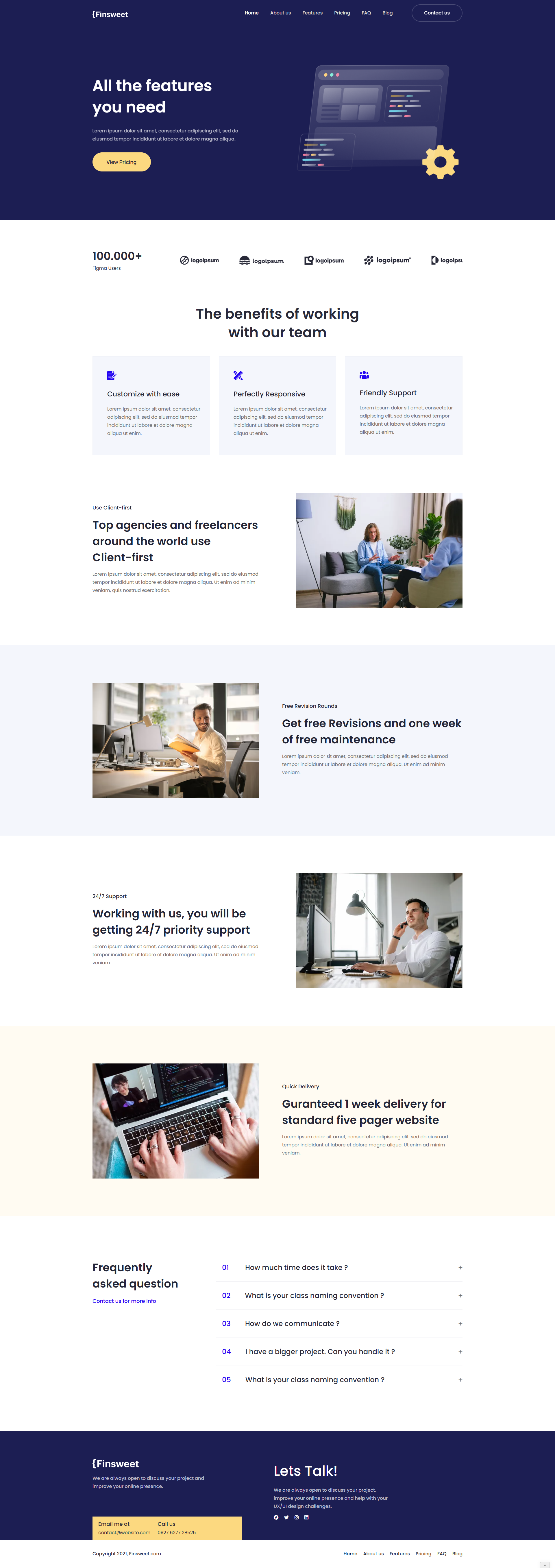 Business Site Designed in Webflow figma to webflow ui unbounce webdesign webflow webflow developer webflow website website design