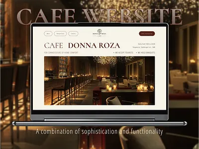 Cafe Website cafe design food meal restaurant ui ux web website