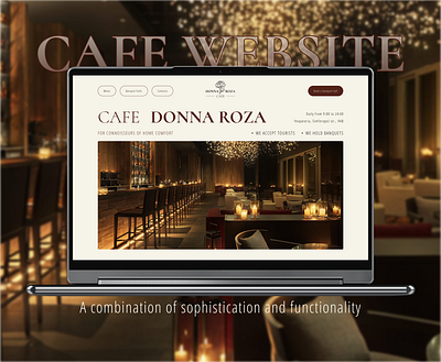 Cafe Website cafe design food meal restaurant ui ux web website