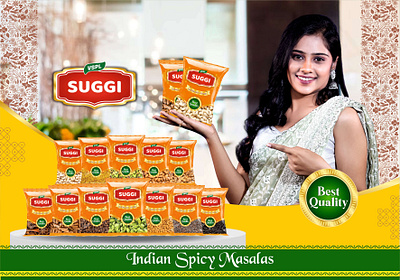 Suggi Dryfruits Poster branding dryfruits graphic design masalas suggi