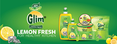 Banner banner branding design dishwash glim