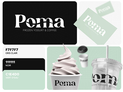 POMA branding graphic design logo