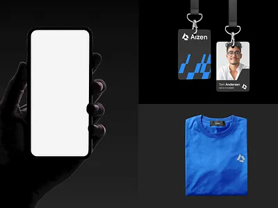 Aizen | Visual Identity a logo animation branding branding and identity credit data data centric digital data wallets identity identity branding logo design startup triangle